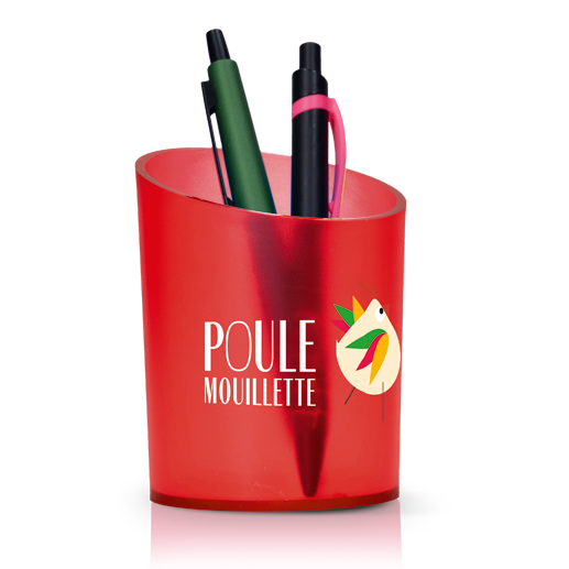 Pot à crayons publicitaires personnalisable