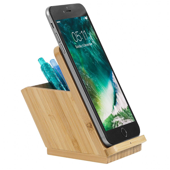 Goodies Support Smartphone Chargeur Induction Qi smartphone personnalisé publicitaire