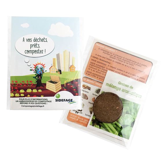 Plante publicitaire personnalisable goodie plantes personnalisables objet promotionnel