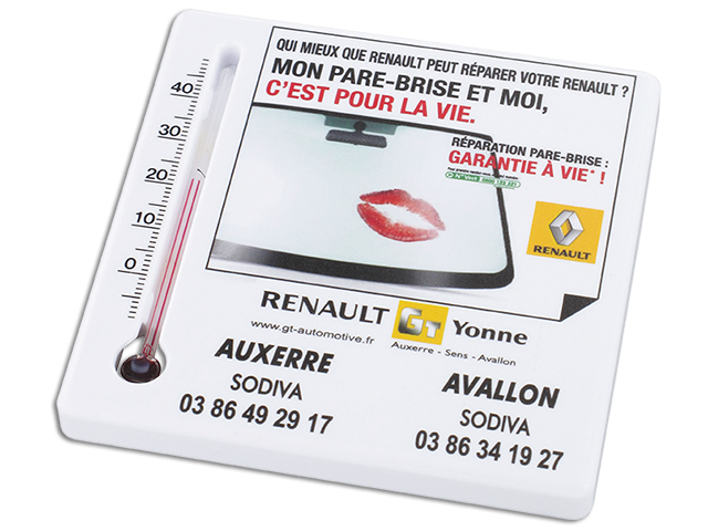 Thermomètres extérieur publicitaires personnalisés