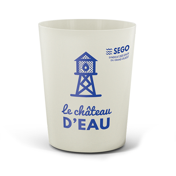 Ecocup à café 12 cl. en biocomposite Fabriqué en France