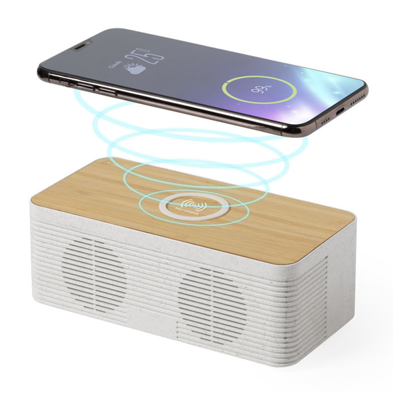 Objet publicitaire High-tech personnalisable Chargeur QI induction smartphone personnalisé Goodies enceinte Bluetooth publicitaire
