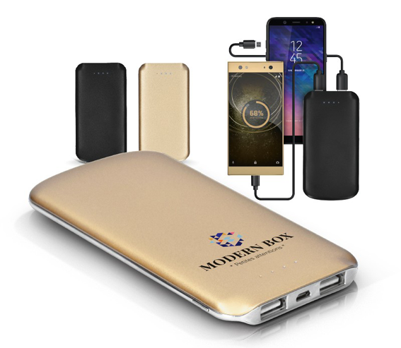 Chargeur smartphone personnalisable Power bank batterie externe personnalisable