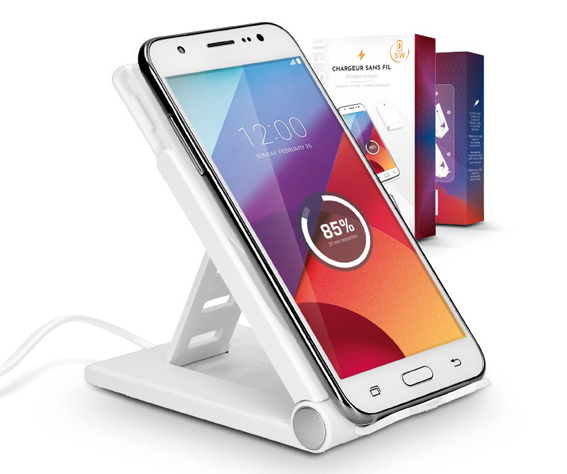 chargeur induction QI smartphone publicitaire Goodie chargeur sans fil personnalisé Goodies objet publicitaire High-tech