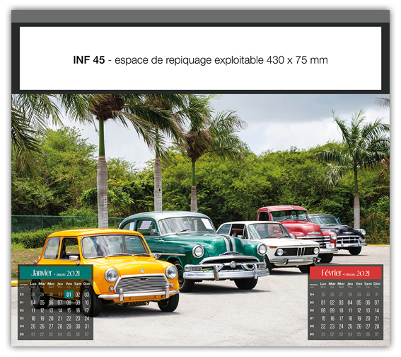 Calendriers publicitaires personnalisés