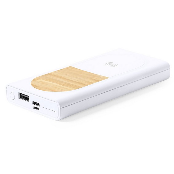 chargeur sans fil personnalisé publicitaire goodies Power bank batterie externe personnalisable