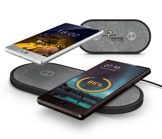 chargeur induction QI smartphone publicitaire Goodie chargeur sans fil personnalisé Goodies objet publicitaire High-tech