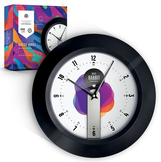 Horloge murale personnalisable publicitaire goodie montre Horloge personnalisée objet publicitaire cadeau d’affaires