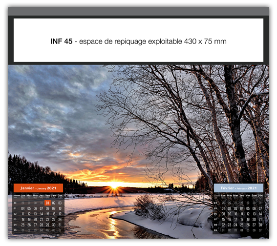 Voir tous nos calendriers publicitaires personnalisés en ligne
