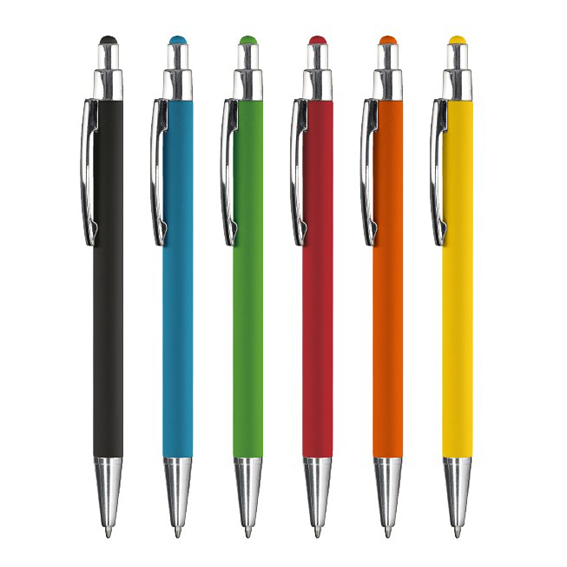 Stylo Bille Personnalisable En Métal Avec Stylet, Stylo personnalisé