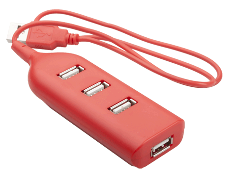 Câble Hub USB multiports publicitaire personnalisé