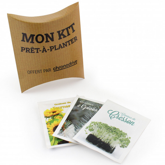 Sachets de graines publicitaires personnalisés Plante publicitaire personnalisable Kit de plantation publicitaire personnalisé