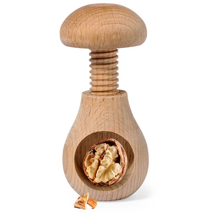 Casse-noix en bois à personnaliser Casse-noix en bois publicitaire personnalisé