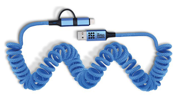 Câble de charge rapide personnalisé publicitaire Goodie Câble USB Type C Fast personnalisable