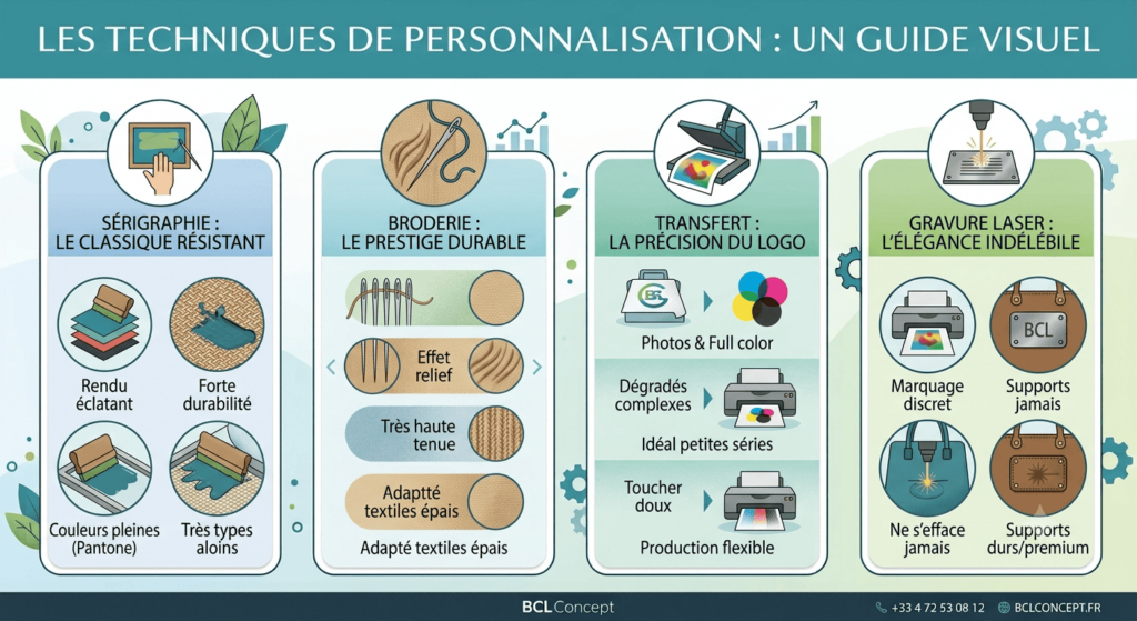 techniques de personnalisation sac publicitaire